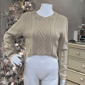 Cropped sweater!